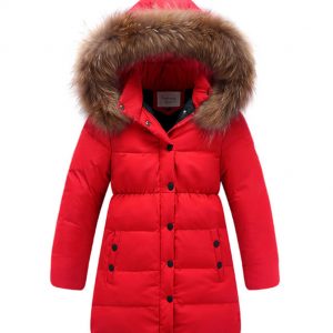 Winter Jacket For Kid’s in Red (Girls)