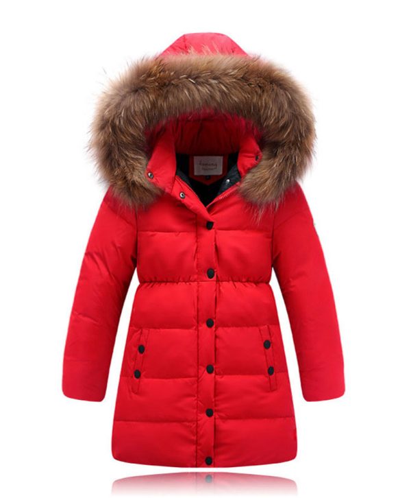 Winter Jacket For Kid's in Red (Girls)