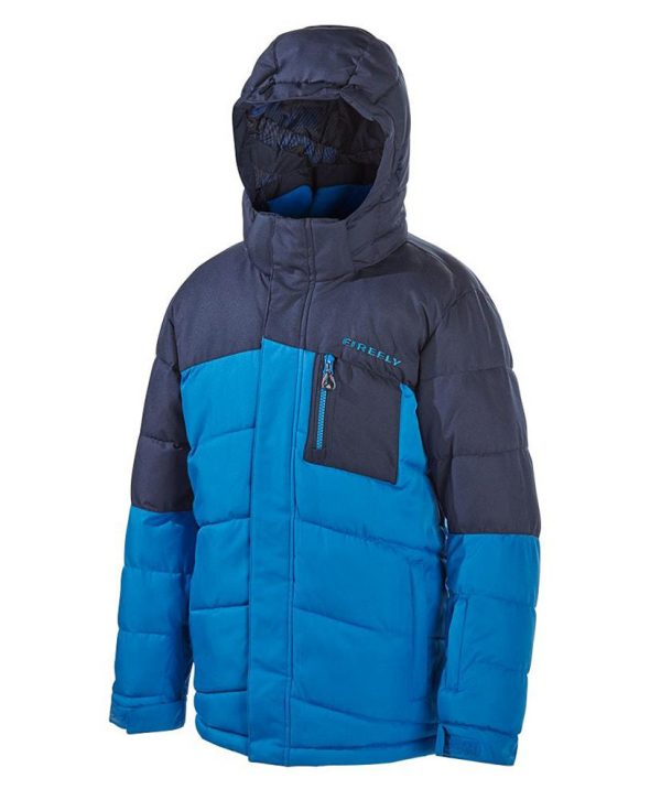 Winter Jacket For Kid's in Black and blue